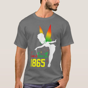 Fairy Black Queen Melanin African American Junetee T-Shirt