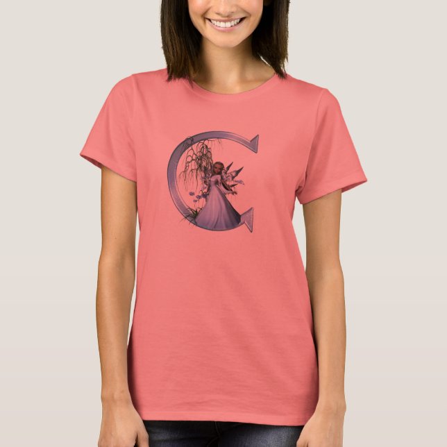 Fairy Blue Monogram C T-Shirt (Front)
