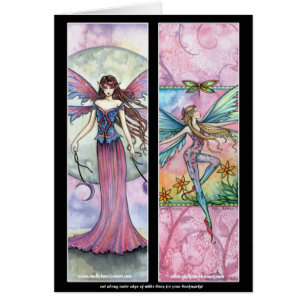 Fairy Bookmarks Card by Molly Harrison