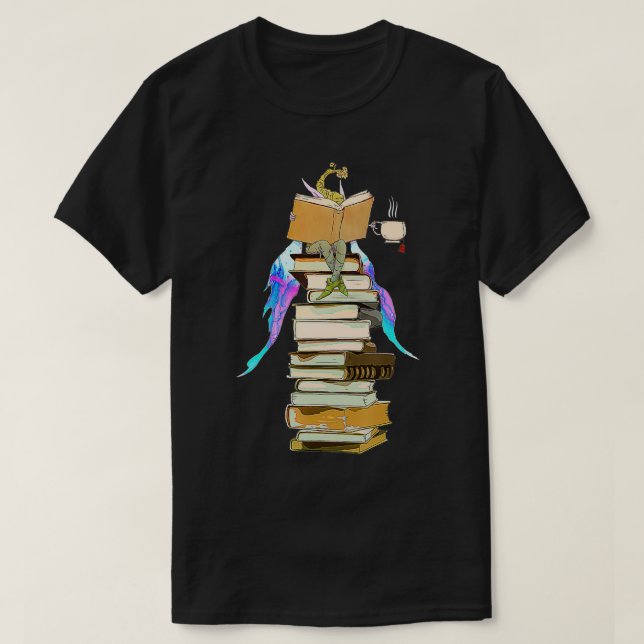 Fairy books, tea, coffee gift  T-Shirt (Design Front)
