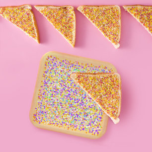 Fairy Bread Paper Plate