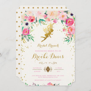 Fairy Bridal Shower Invitation