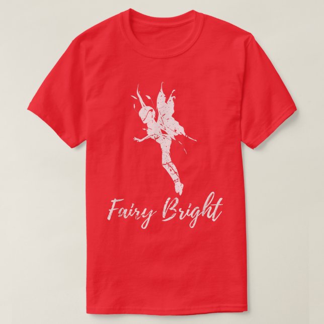 Fairy Bright Funny Fairies Goth Aesthetics Grunge  T-Shirt (Design Front)
