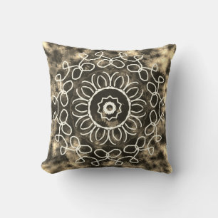 Fairy Brownl Medallian Design Cushion