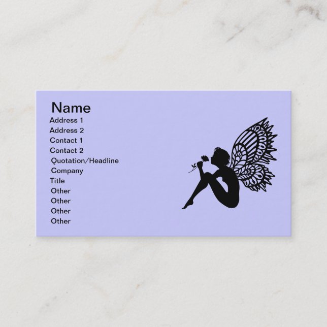 Fairy business card (Front)