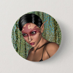 Fairy Butterfly 6 Cm Round Badge
