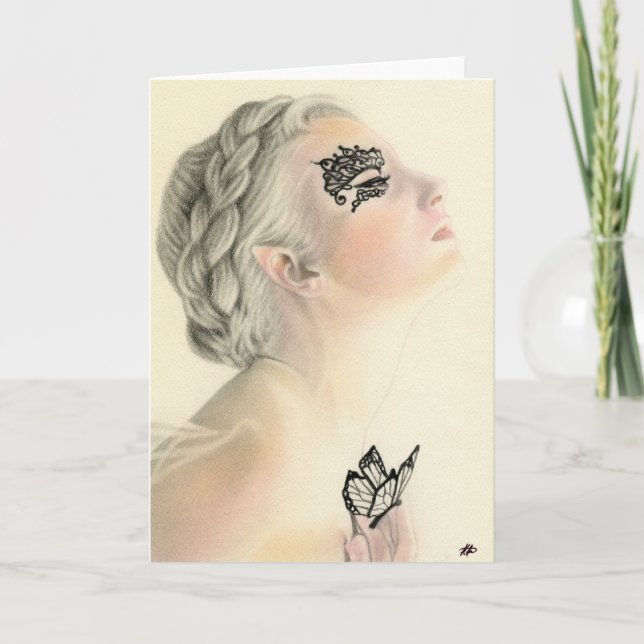 Fairy Butterfly Greeting Card (Front)