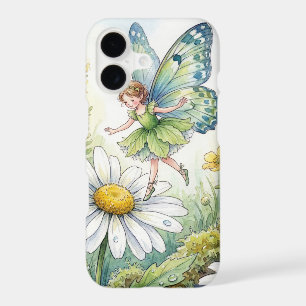 Fairy Butterfly In a Daisy Garden
