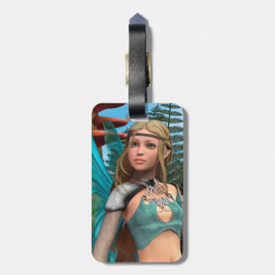 Fairy Butterfly Luggage Tag