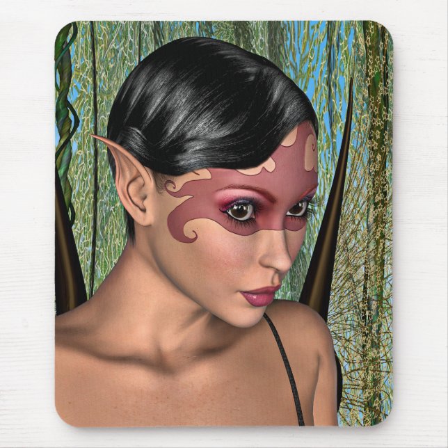 Fairy Butterfly Mouse Mat (Front)