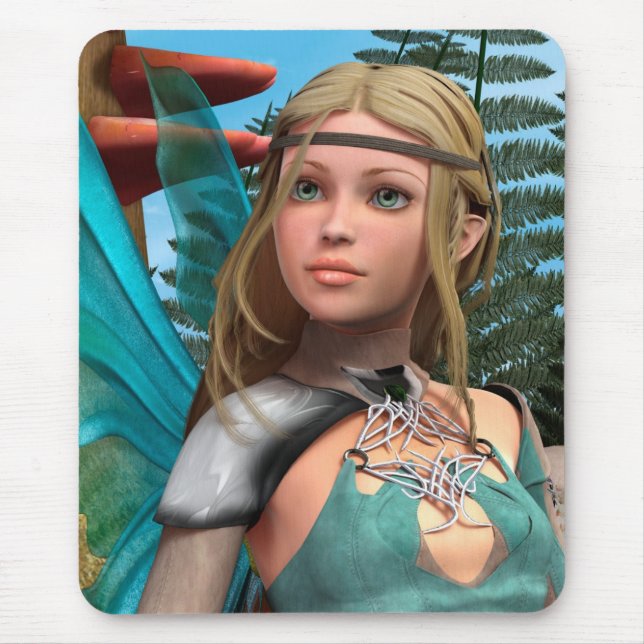 Fairy Butterfly Mouse Mat (Front)