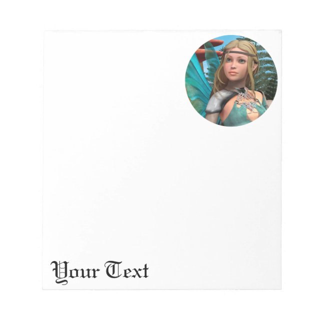 Fairy Butterfly Notepad (Front)