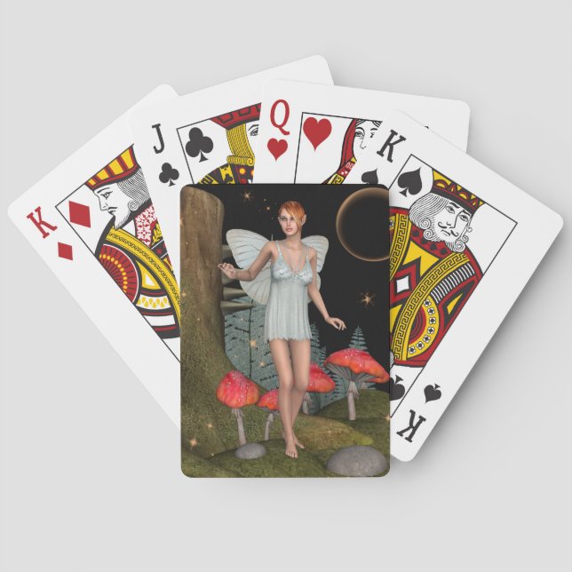 Fairy Butterfly Playing Cards (Back)