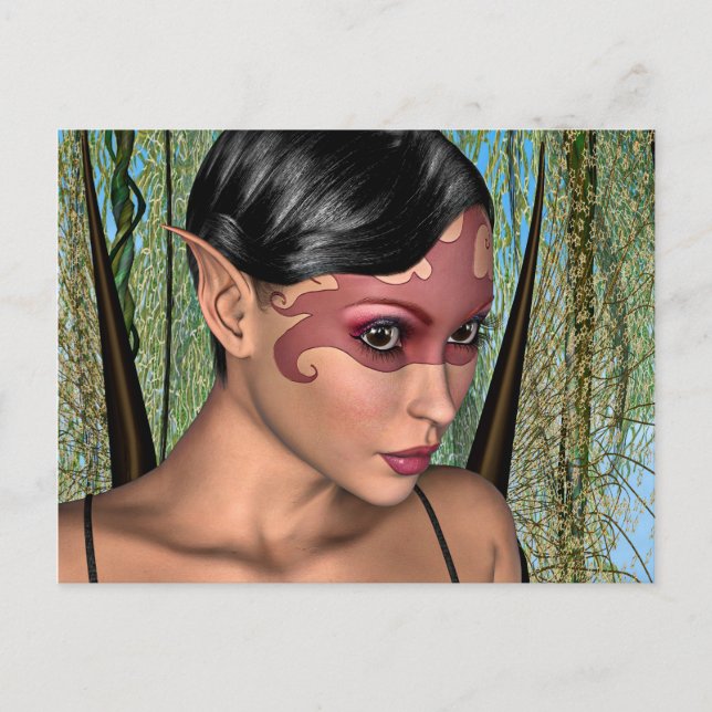 Fairy Butterfly Postcard (Front)