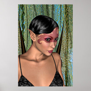 Fairy Butterfly Poster