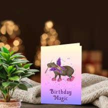 Fairy Capybara Birthday Magic