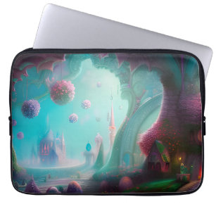 Fairy Castle in the Enchanted Woods Laptop Sleeve