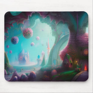 Fairy Castle in the Enchanted Woods Mouse Mat