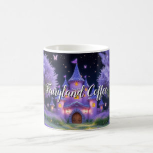 Fairy Castle of the Hidden Lavender Grove Coffee Mug