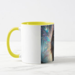 Fairy Cat inspired by Irish Folklore Cait Sìth Mug