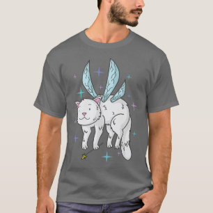 Fairy Cat with Wings and Fairy Eand T-Shirt