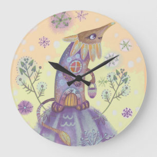 Fairy character  large clock
