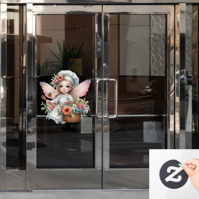 Fairy Chef Window Cling (Office Door)