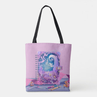 fairy chic book for book lovers tote bag