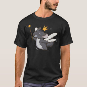 Fairy Chinchilla Wildlife Mystical Animal Fairy Lo T-Shirt