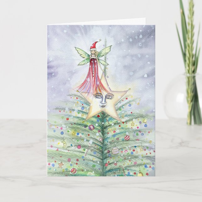 Fairy Christmas Tree Card (Front)