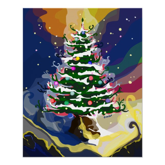 Fairy Christmas Tree Poster (Front)