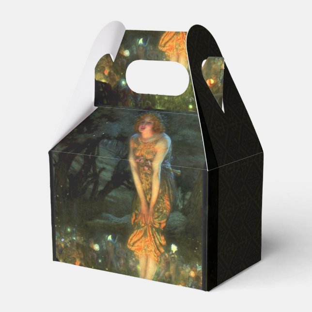 Fairy Circle Fairies Midsummer Eve Favour Box (Front Side)