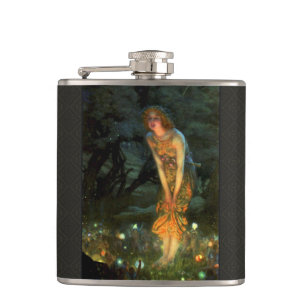 Fairy Circle Fairies Midsummer Eve Hip Flask