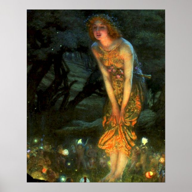 Fairy Circle Fairies Midsummer Eve Poster (Front)