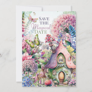Fairy Cottage Magical Birthday Party Invitation