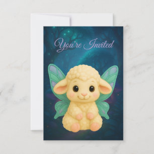 Fairy Critters™ Fairy Lamb Invitation
