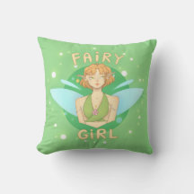 fairy cushion, fairy girl