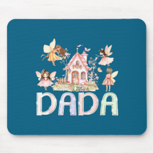 Fairy Dada Magical Floral Birthday Girl Fairytale Mouse Mat