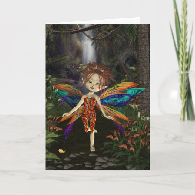 Fairy Dahlia - Greeting Card (Front)