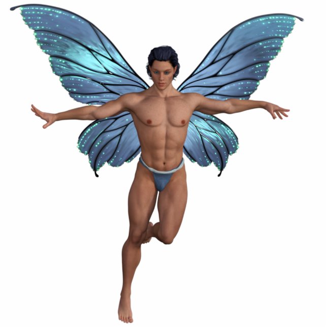 Fairy Dance (Male) Standing Photo Sculpture (Front)