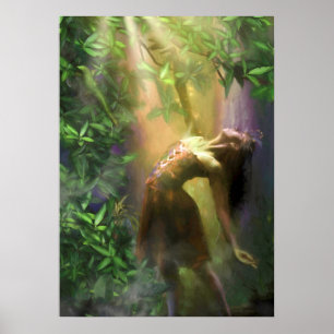 FAIRY DANCER DANCING IN THE LIME LIGHT POSTER