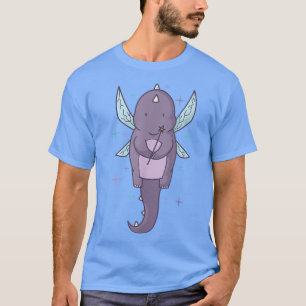 Fairy Dinosaur with magic Wand T-Shirt