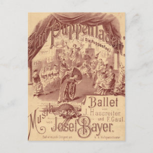 Fairy Doll Ballet - Die Puppenfee - Josef Bayer Postcard