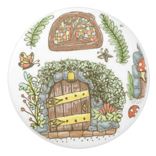 Fairy Doors Ceramic Knob