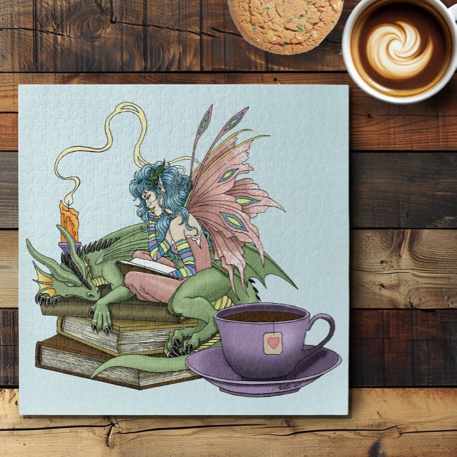 Fairy Dragon Books Tea Friendship  Jigsaw Puzzle (Creator Uploaded)