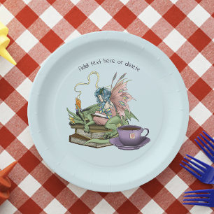 Fairy Dragon Books Tea Friendship  Paper Plate