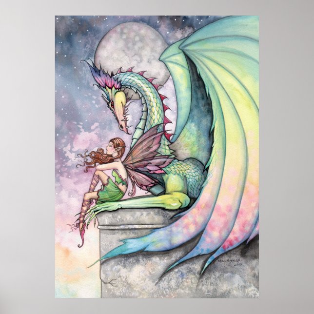 Fairy Dragon Poster by Molly Harrison (Front)