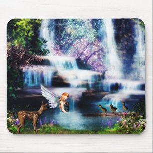 Fairy dream fantasy mouse pad