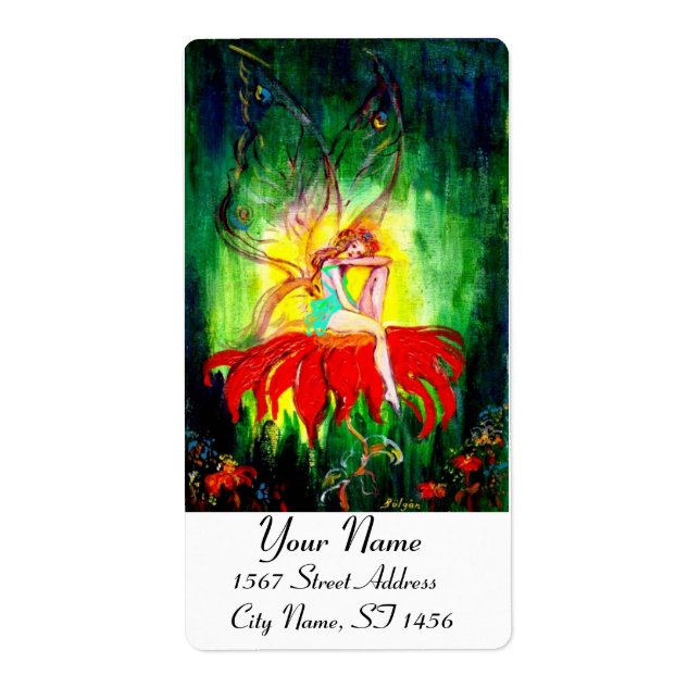 FAIRY DREAMING ON THE FLOWER (Front)