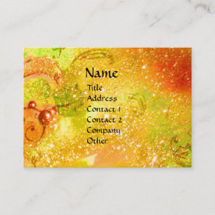 FAIRY DREAMING ON THE FLOWER BUSINESS CARD